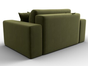 Кресло Лига-036 НПБ, Микровельвет, Зеленый