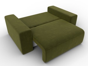 Кресло Лига-036 НПБ, Микровельвет, Зеленый