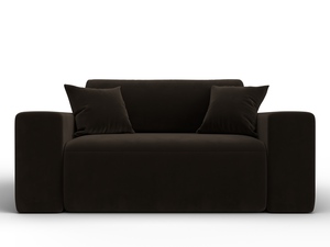 Кресло Лига-036 НПБ, Микровельвет, Коричневый