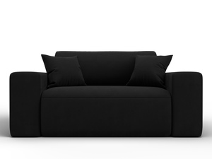 Кресло Лига-036 НПБ, Микровельвет, Черный