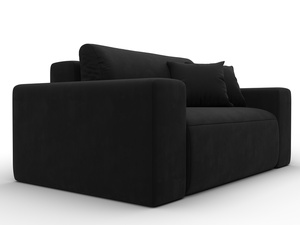 Кресло Лига-036 НПБ, Микровельвет, Черный