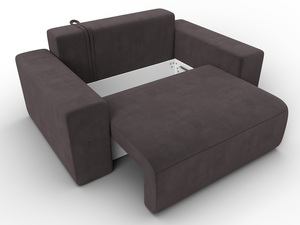 Кресло Лига-036 НПБ, Велюр, SEVEN 727 коричневый