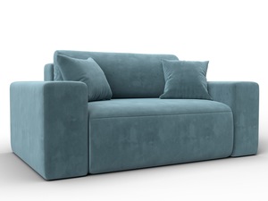 Кресло Лига-036 НПБ, Велюр, SEVEN 113 бирюзовый