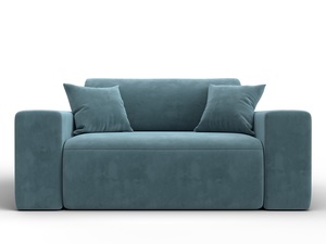 Кресло Лига-036 НПБ, Велюр, SEVEN 113 бирюзовый