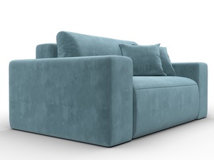 Кресло Лига-036 НПБ, Велюр, SEVEN 113 бирюзовый