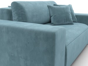 Кресло Лига-036 НПБ, Велюр, SEVEN 113 бирюзовый