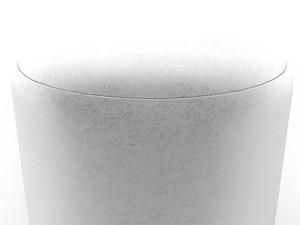 Пуф 001, Велюр, TOWER 01 молочный