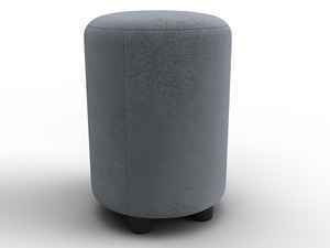 Пуф 001, Велюр, TOWER 10 серый