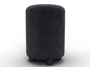 Пуф 001, Велюр, TOWER 11 темно-серый