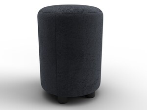 Пуф 001, Велюр, TOWER 11 темно-серый