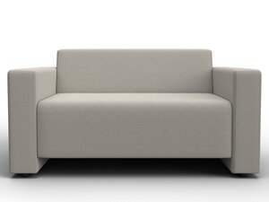 Диван прямой Лига-093, Рогожка, Амур 02 бежевый