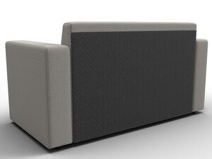 Диван прямой Лига-093, Рогожка, Амур 02 бежевый