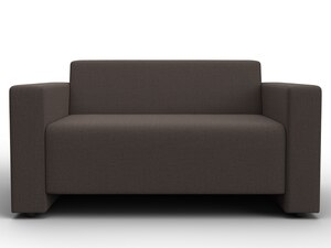 Диван прямой Лига-093, Рогожка, Амур 05 коричневый