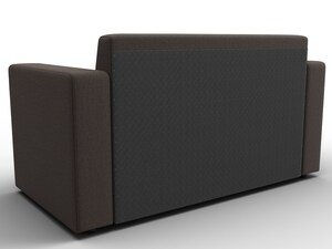 Диван прямой Лига-093, Рогожка, Амур 05 коричневый