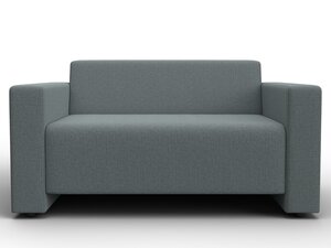 Диван прямой Лига-093, Рогожка, Амур 07 серый