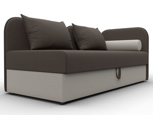 Тахта Лига-094 НПБ, Рогожка, Амур 05 коричневый;Амур 02 бежевый