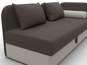 Тахта Лига-094 НПБ, Рогожка, Амур 05 коричневый;Амур 02 бежевый