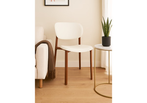 Пластиковый стул, Mokka brown / milky