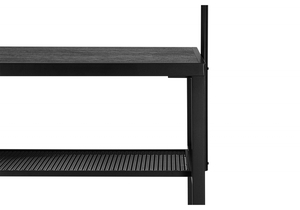 Барный стол, Сари 120х50х171 дпк графит / черный