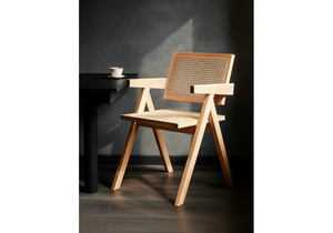 Стул деревянный, Rattan wood