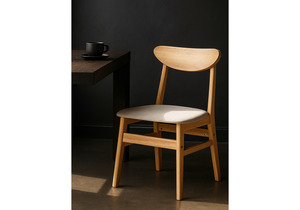 Стул деревянный, Okava wood / beige