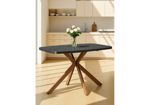 Стол деревянный, Кортез 32 116(160)x77 раздвижной малави / медь