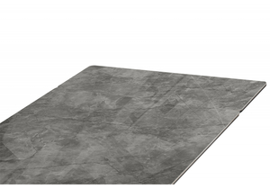 Керамический стол, Дарвин 160(220)х89 серый мрамор baolai / черный