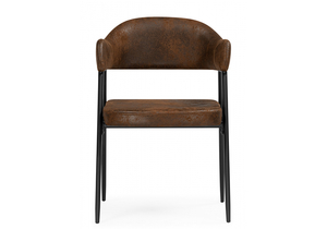 Стул на металлокаркасе, Twin brown / black