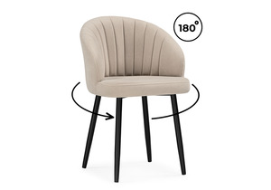 Стул на металлокаркасе, Бэнбу marseille 13 данс / черный