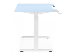 Компьютерный стол, Маркос 140х80 голубой / белый