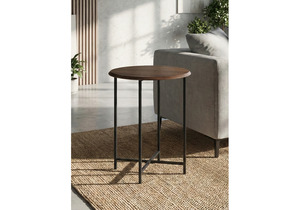 Журнальный стол, Грейс орех кантри / черный