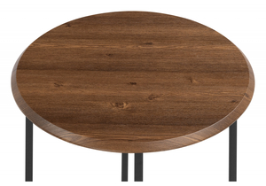 Журнальный стол, Грейс орех кантри / черный