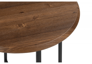 Журнальный стол, Грейс орех кантри / черный