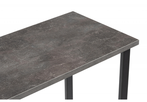 Барный стол, Дилан Лофт 120х40х90 бетон темный