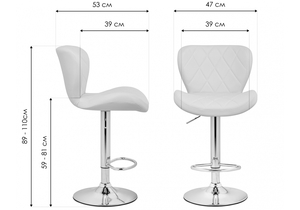 Барный стул, Porch серый / черный