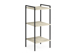 Стеллаж, Таймон бетон / черный
