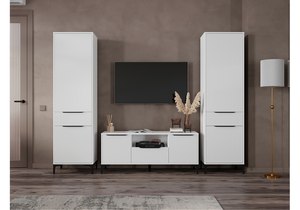 Готовая гостиная, Иадама белый / белый глянец комплектация 8