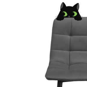 Барный стул, полубарных Симпл 2 шт темно-серый / черный