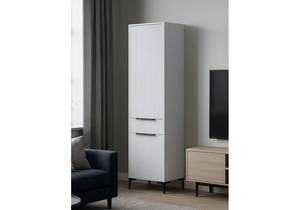 Шкаф, Иадама белый / белый глянец