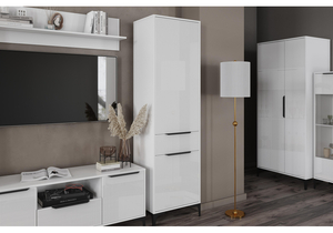 Шкаф, Иадама белый / белый глянец