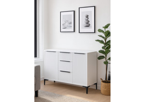 Комод, Иадама белый / белый глянец