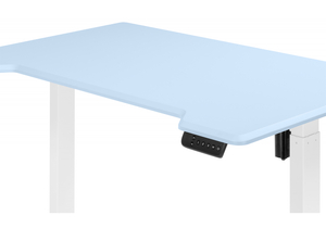 Компьютерный стол, Маркос 120х75 голубой / белый