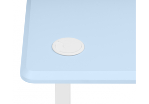 Компьютерный стол, Маркос 120х75 голубой / белый