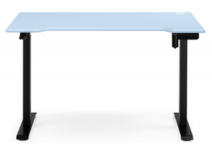 Компьютерный стол, Маркос 120х75 голубой / черный