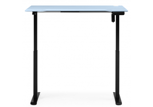 Компьютерный стол, Маркос 120х75 голубой / черный
