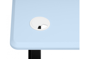 Компьютерный стол, Маркос 120х75 голубой / черный