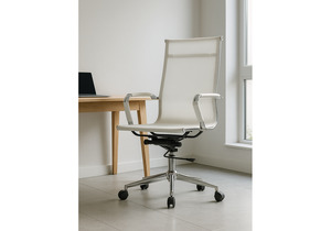 Офисное кресло, Reus белая сетка / хром