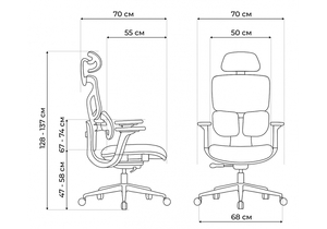 Офисное кресло, Samur black / gray