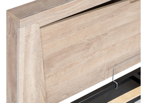 Кровать, Магантия 160х200 с ПМ парящая дуб баррик