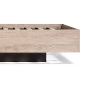 Кровать, Магантия 160х200 с ПМ парящая дуб баррик